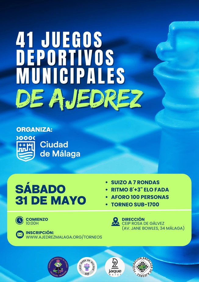 41 Juegos Deportivos Ajedrez Málaga
