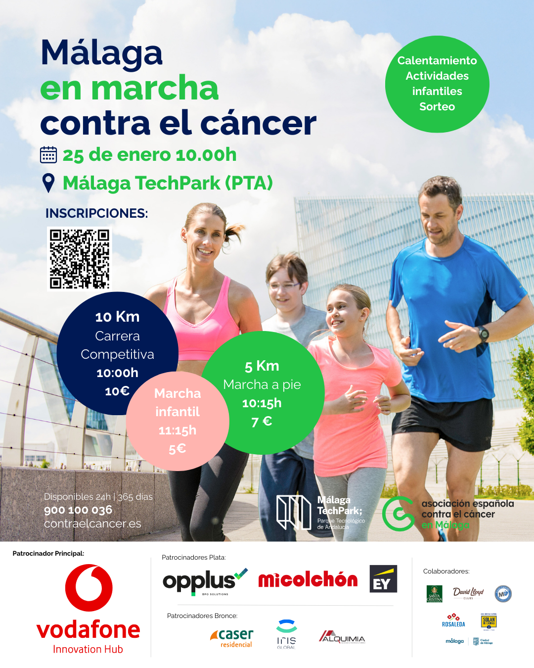 Málaga en marcha contra el cáncer