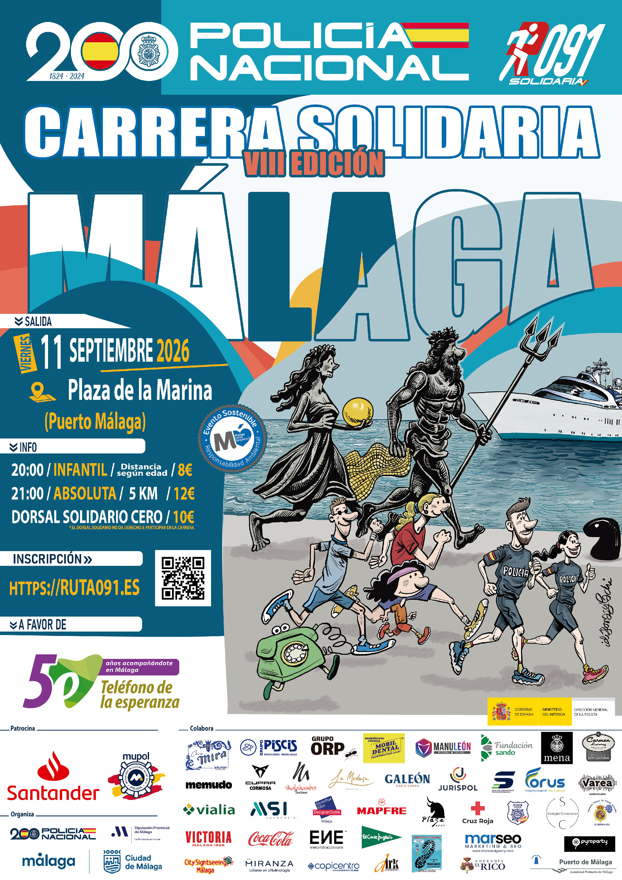 carrera solidaria 091 málaga