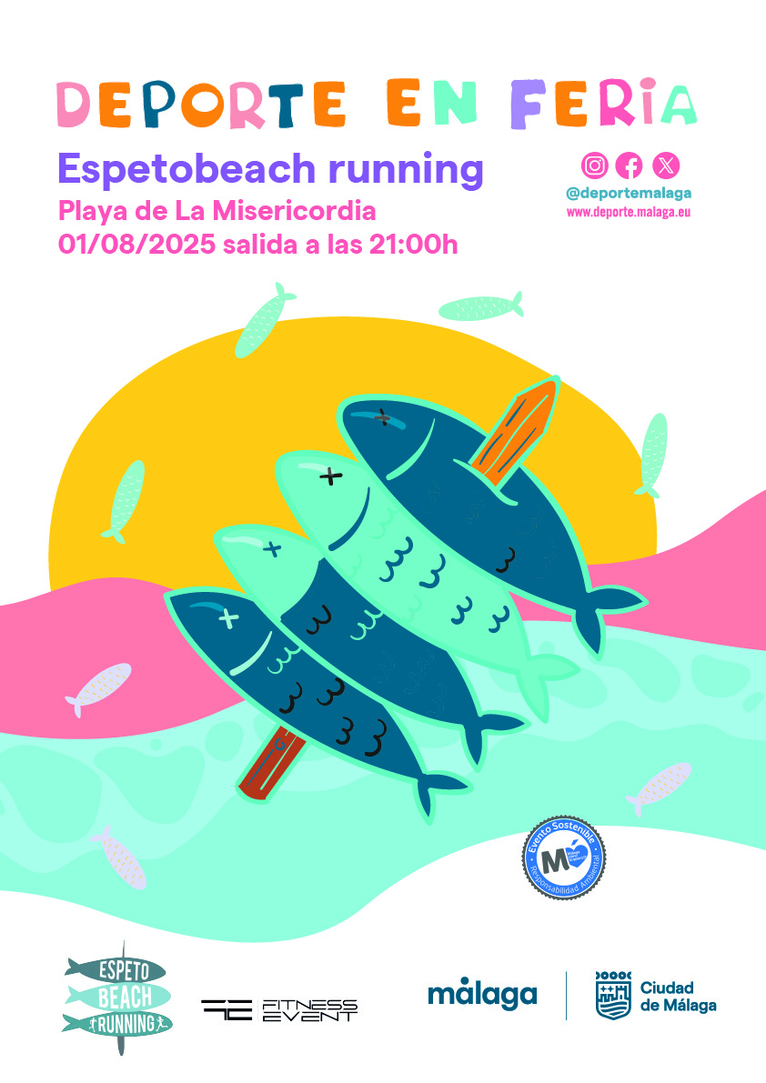 ESPETOBEACHRUNNINGMálaga_2025 #deporteenferia
