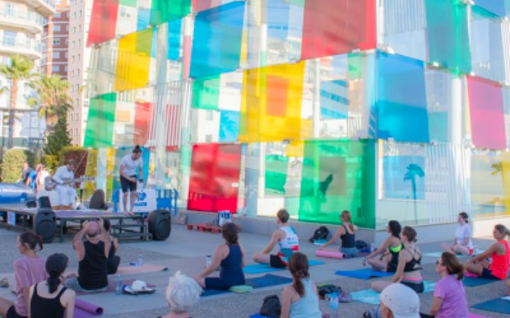 #yoga #deporteenferia @mcbelgrano @deportemalaga-3