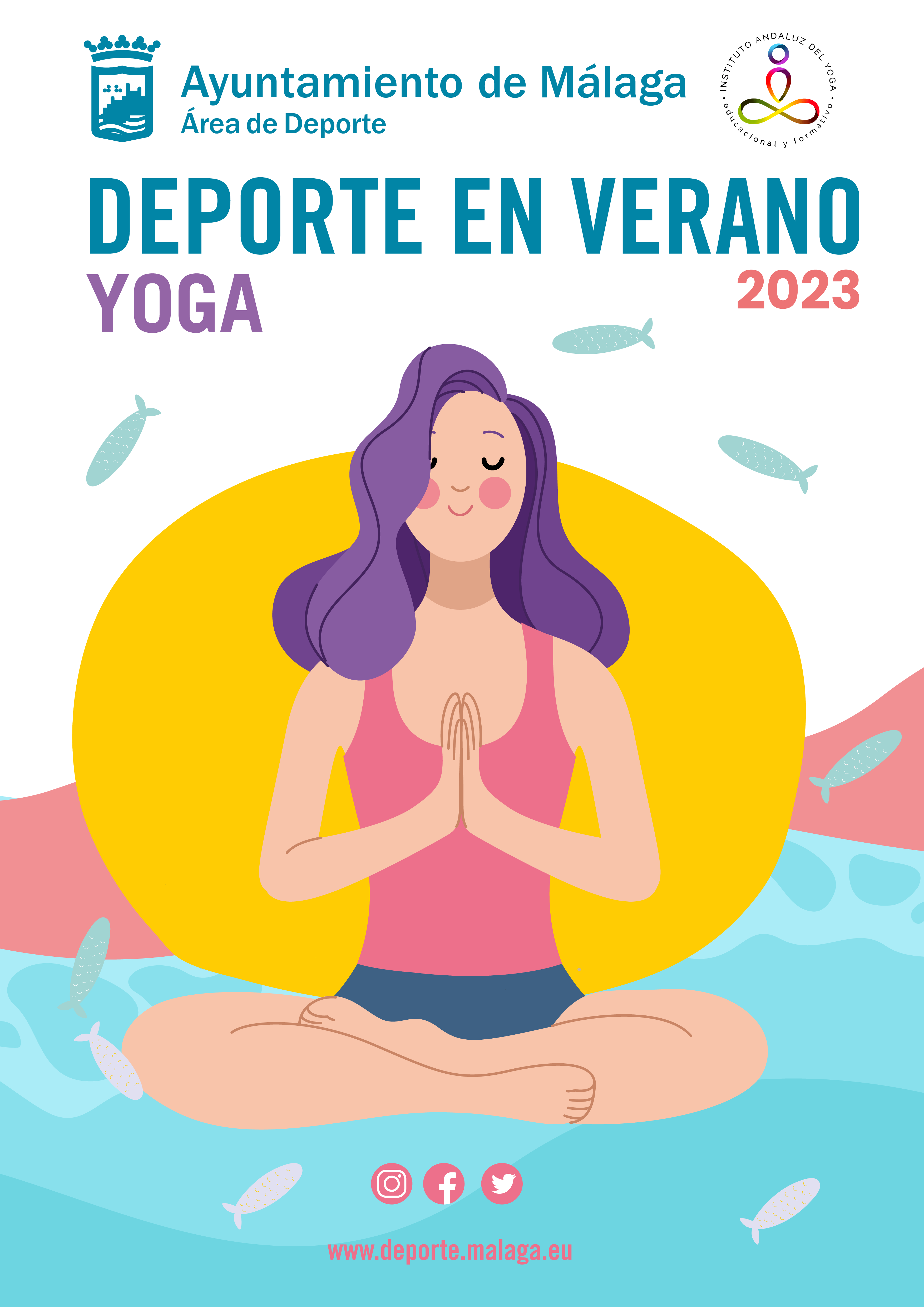 00322.23 Poster Actividades Deporte en Verano-Yoga