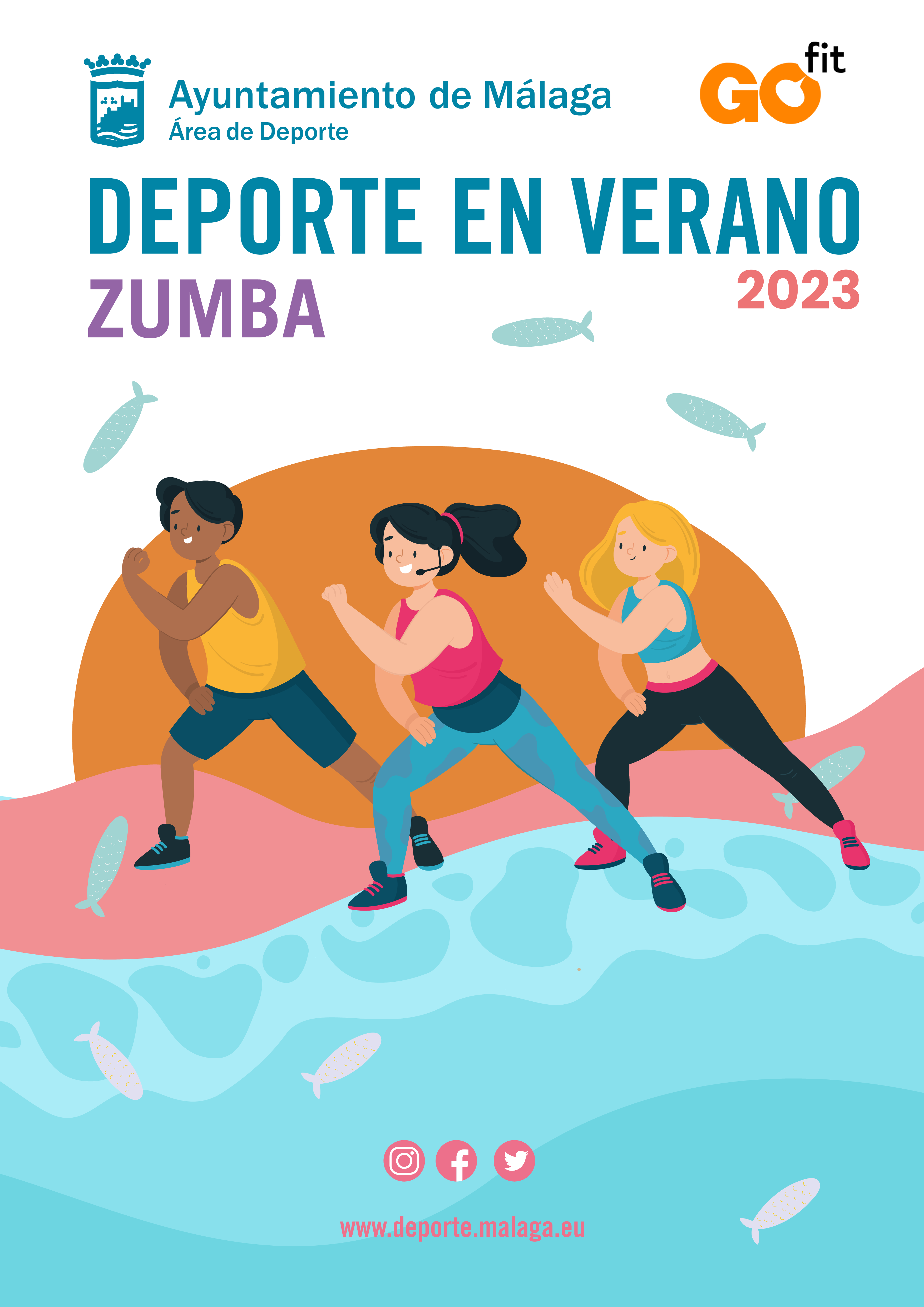 00322.23 Poster Actividades Deporte en Verano-Zumba