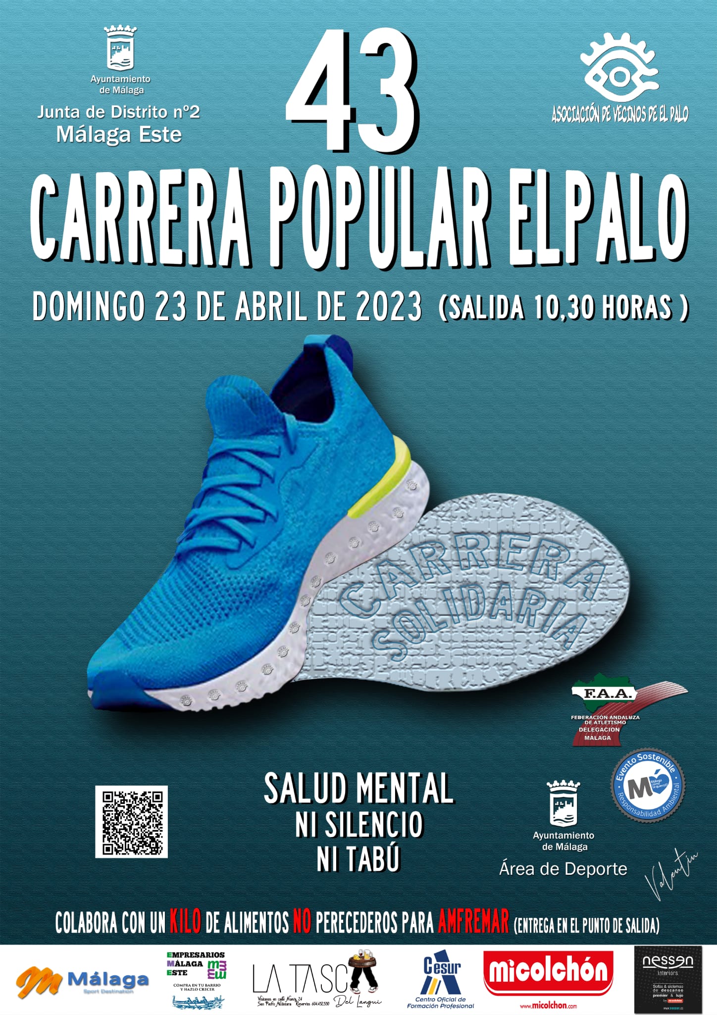 Cartel Carrera El Palo 2023