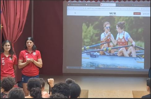 @deporteenacción Natalia de Miguel  y Teresa Díaz